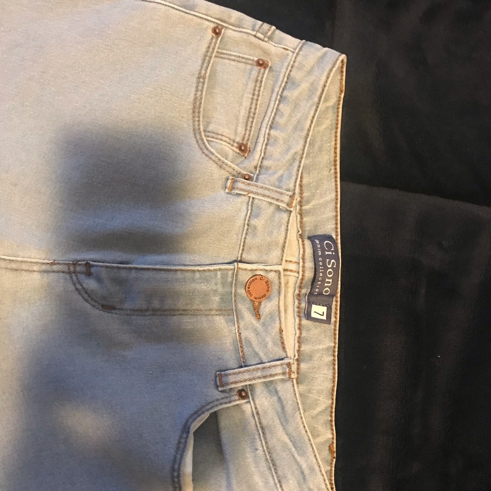 Light blue jeans